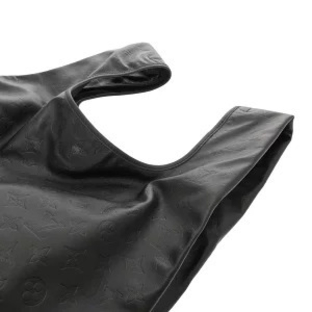 Louis Vuitton Monogram Shadow Black Tote Bag Black Leather - Picture 4 of 7